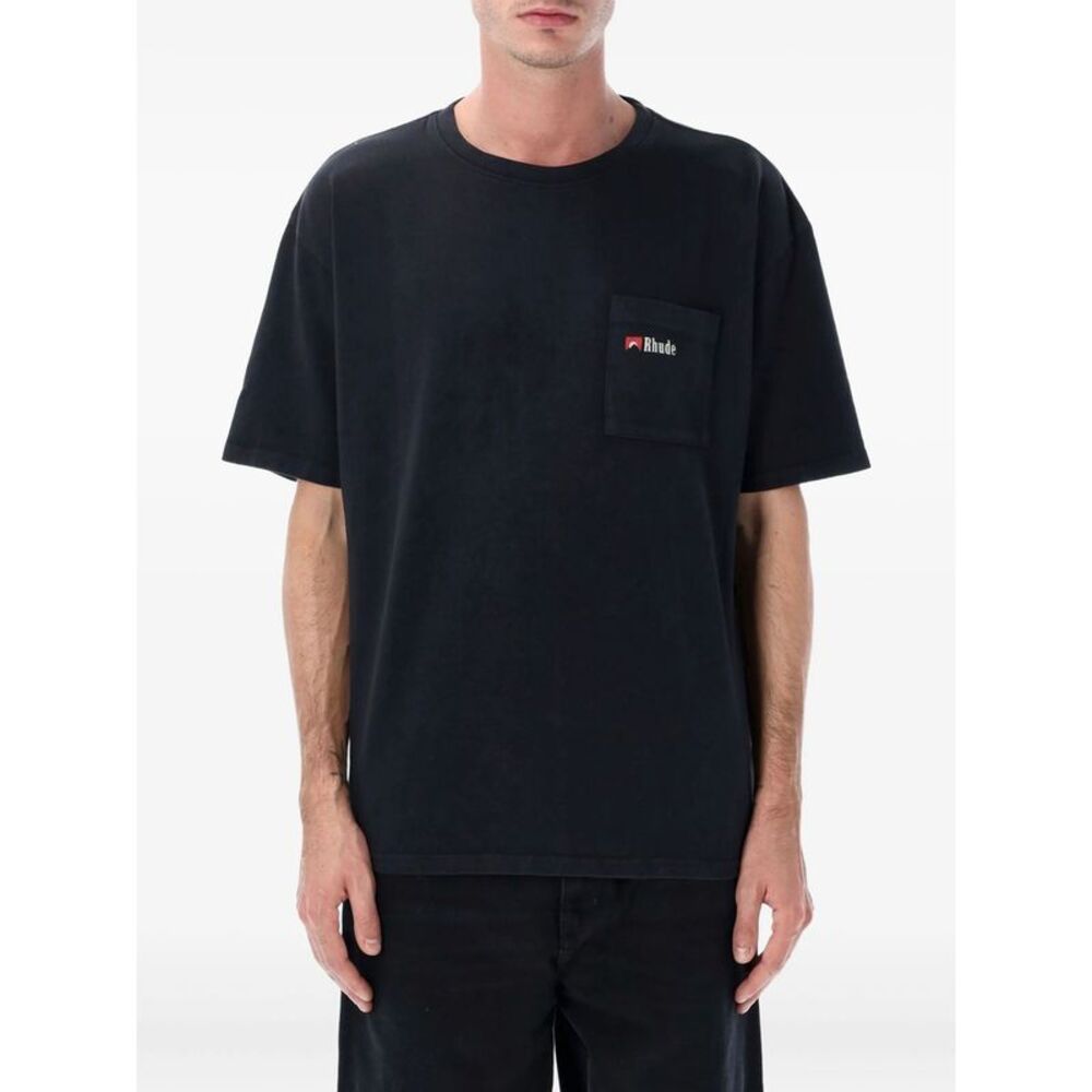 Rhude Black T-Shirts & Vests Men